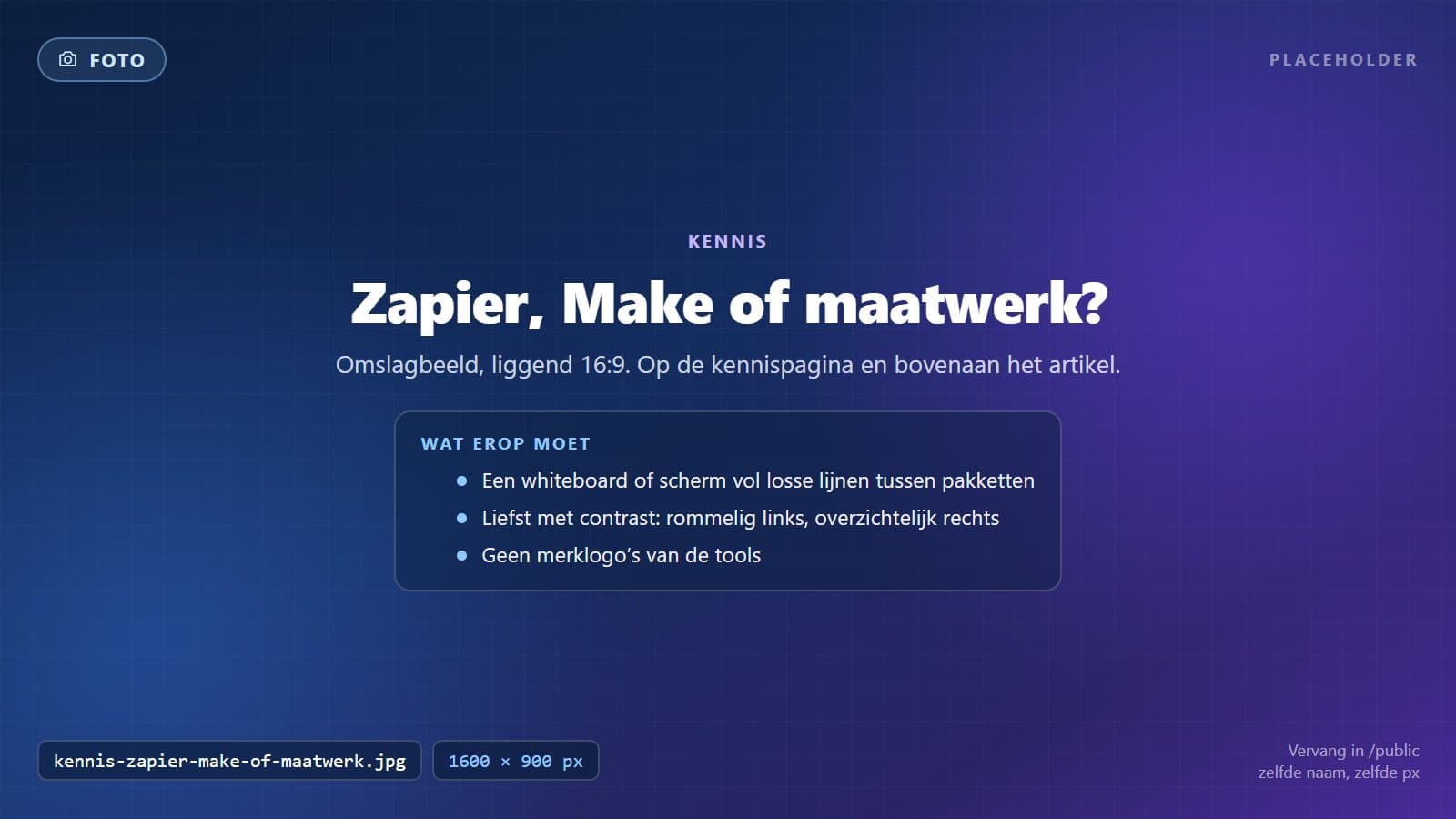 Een wirwar van losse koppelingen tussen pakketten