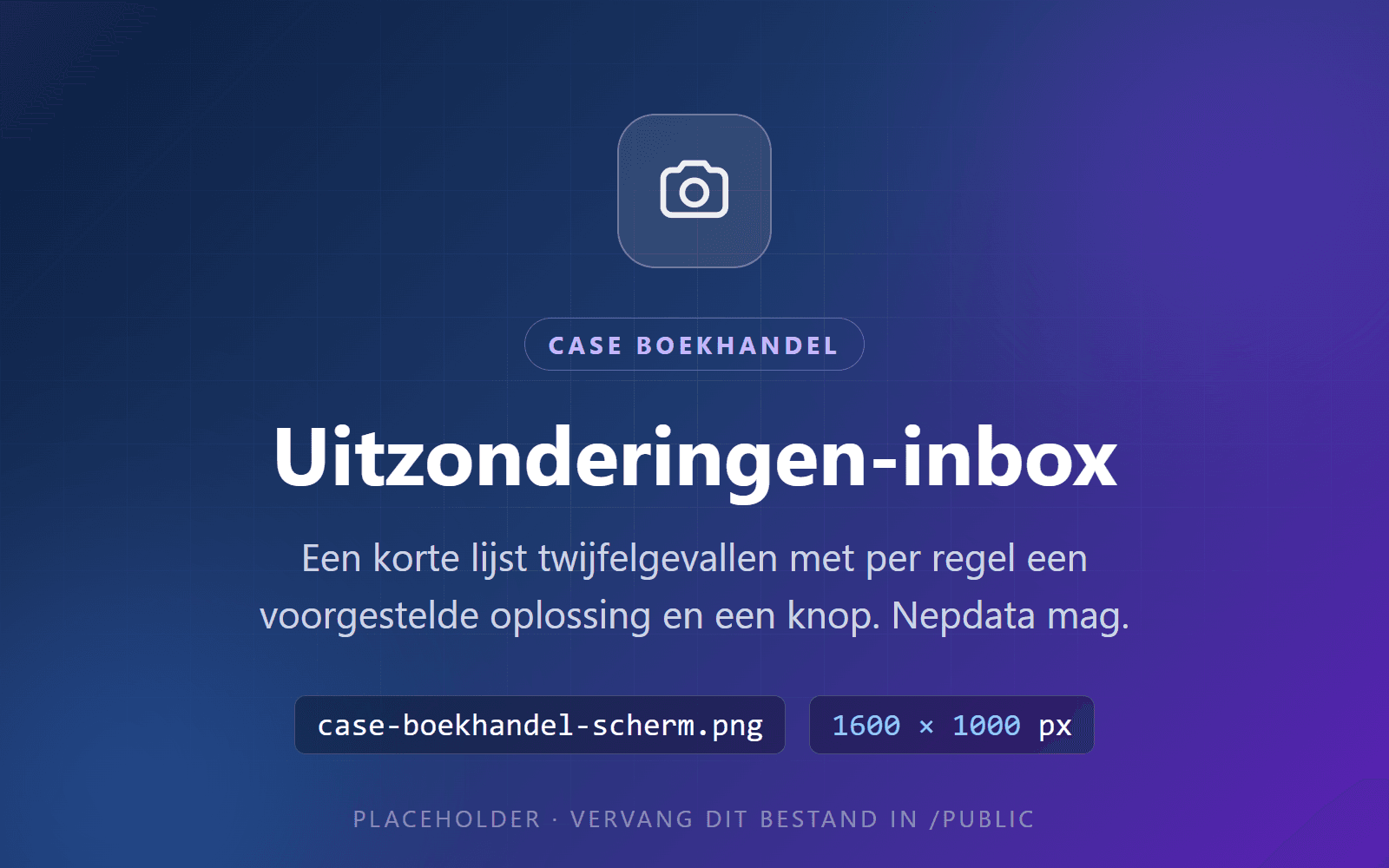 De uitzonderingen-inbox met twijfelgevallen en een voorgestelde oplossing